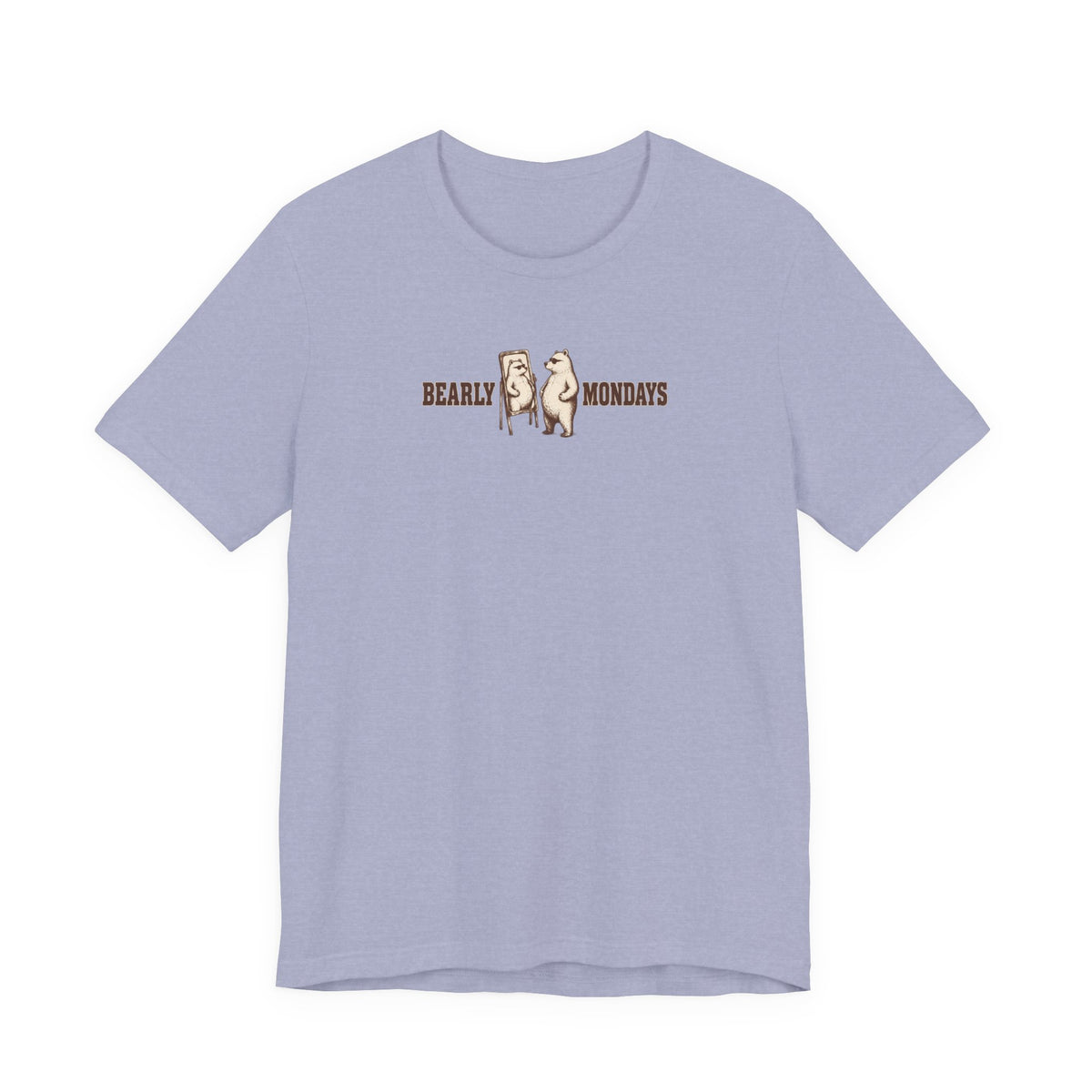 Bearly Mondays Bear in Mirror Tee