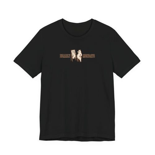 Bearly Mondays Bear in Mirror Tee